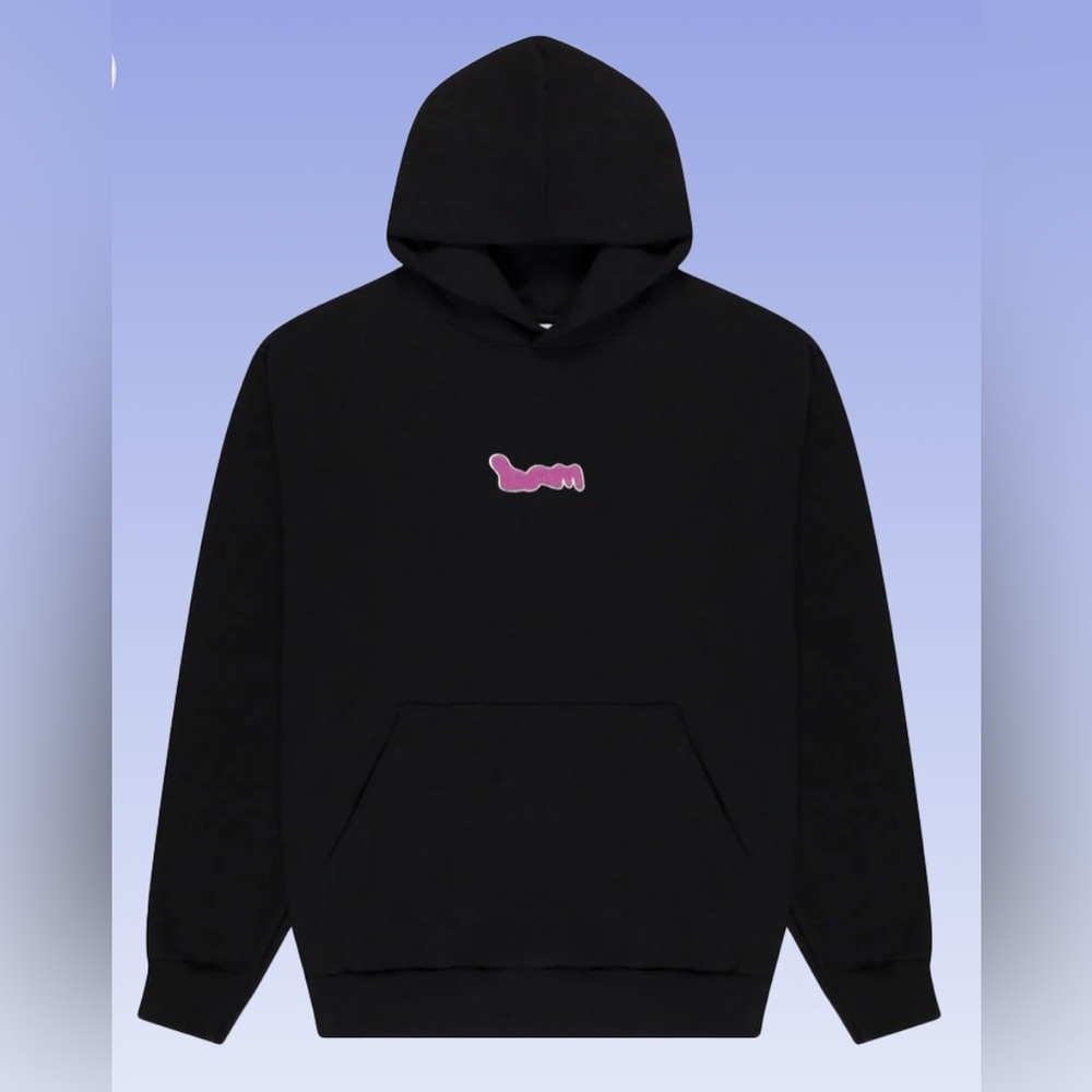BAM Pink Logo 3D Embroidered Hoodie - Size L